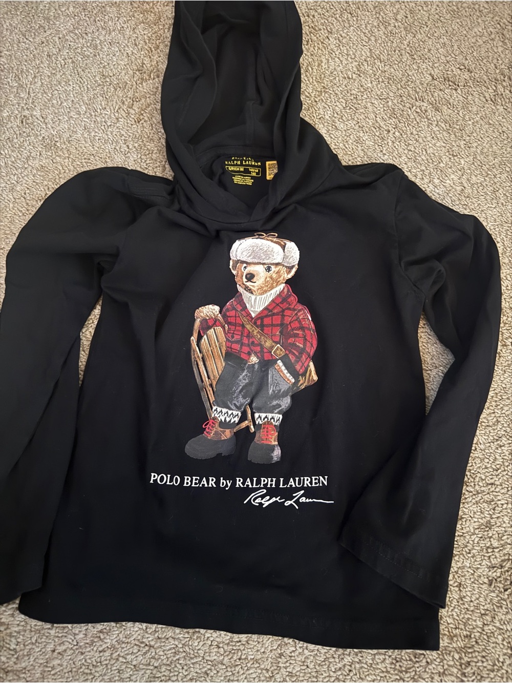 Ralph Lauren Black Hoodie long sleeve